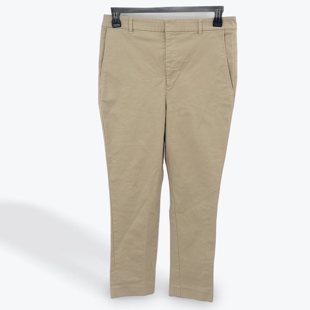 LAUREN RALPH LAUREN Women's Size 12 Tan Straight‎ Leg Casual Chino Pants